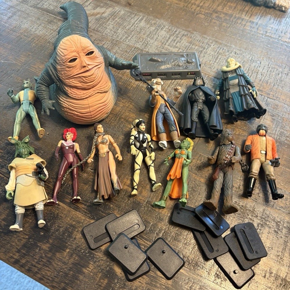 Lot of Loose Star Wars Figures Jabba Cantina Creatures Chewbacca 1997